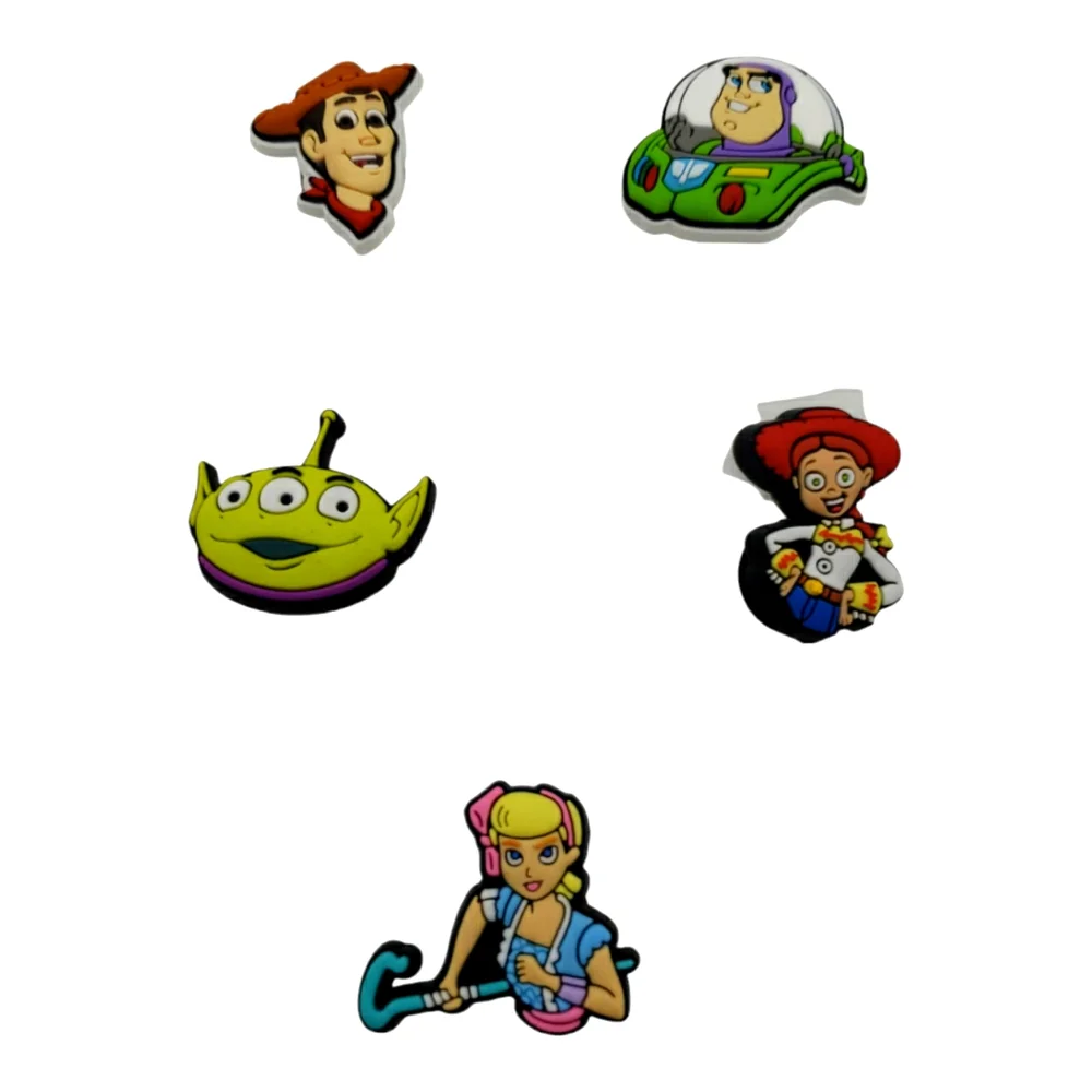 Toy Story Jibbitz Charms Bundle 5pc For Use With Crocs Disney/Pixar